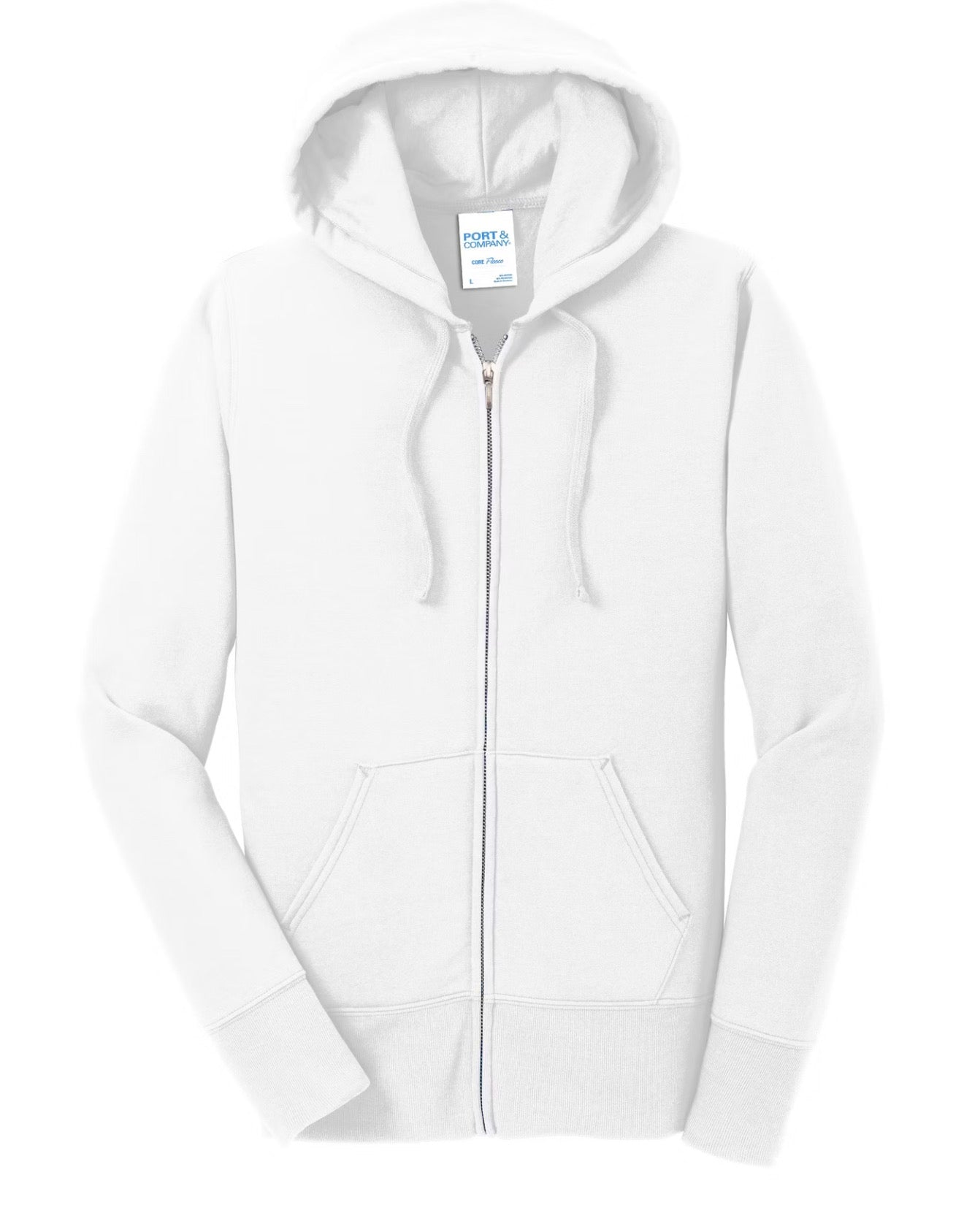 White Zip-Up