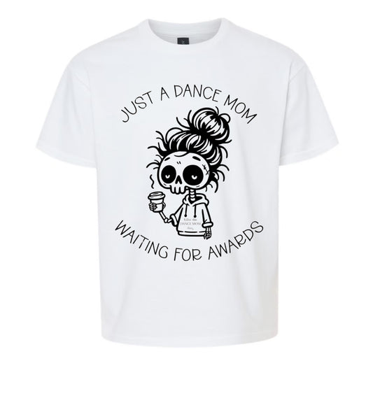 Dance Mom Funny Competition Top (White)