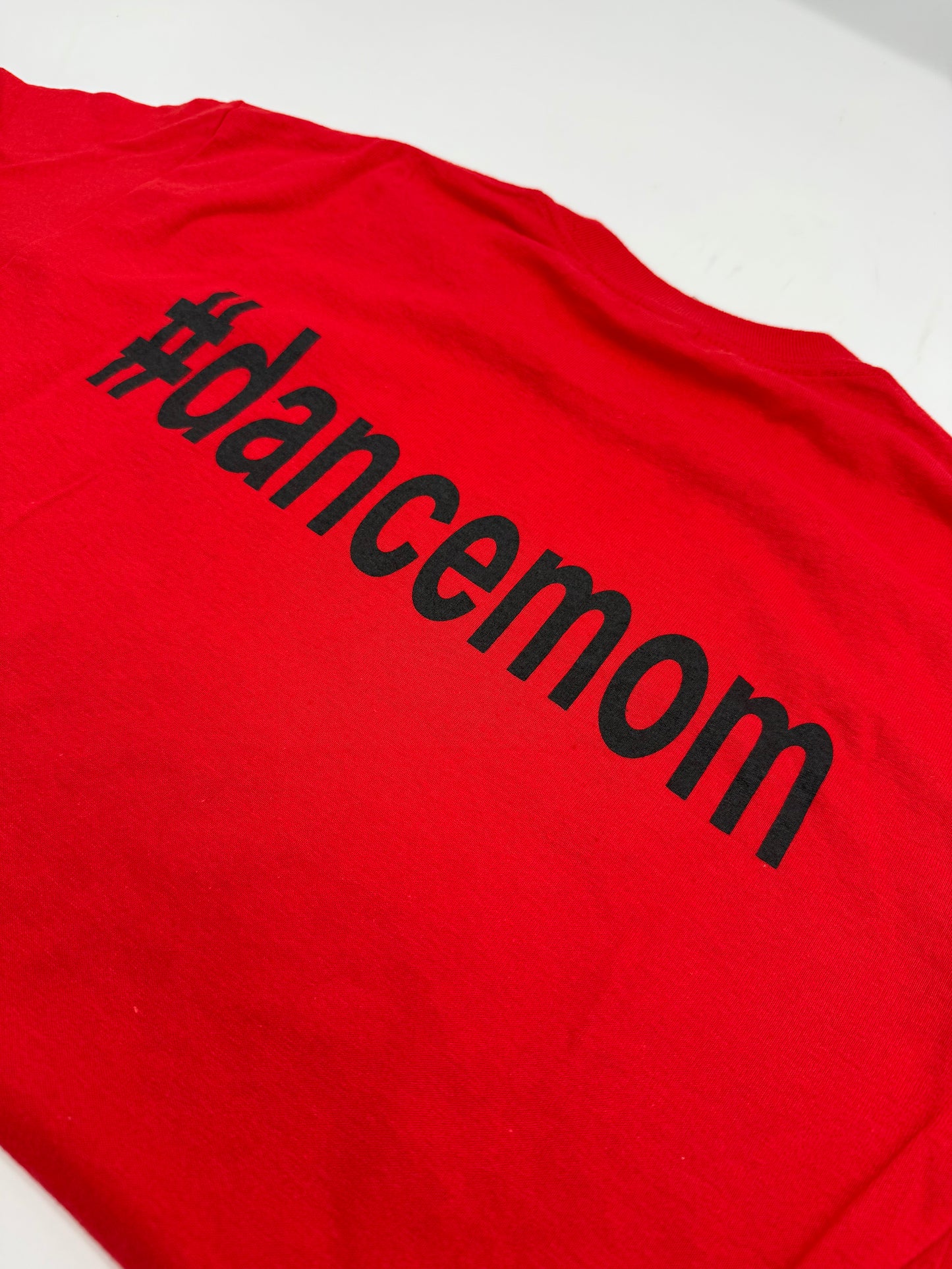 #Dance Mom or Dad Red T-shirt