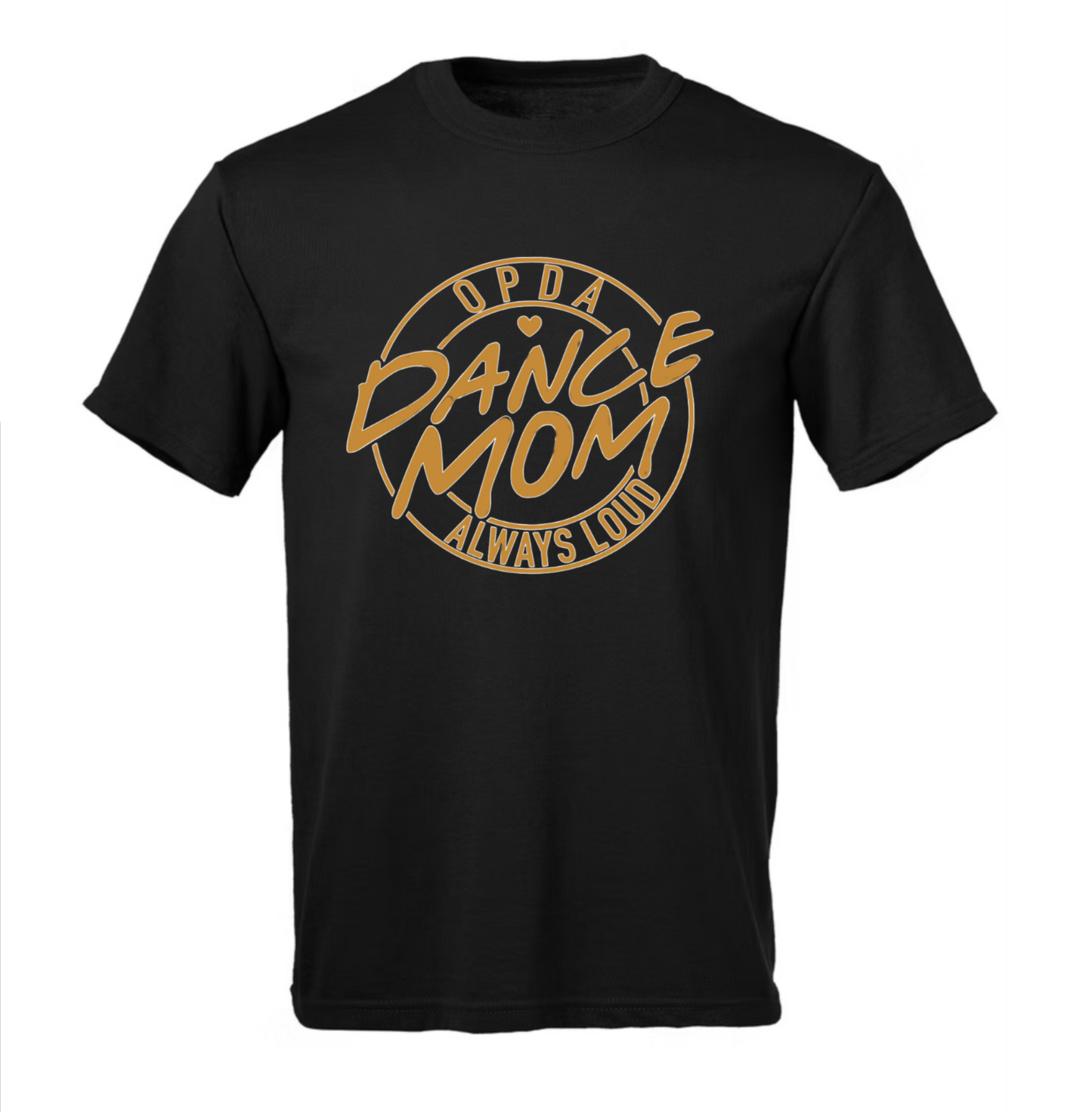 Dance Mom Black T-Shirt (Glitter)