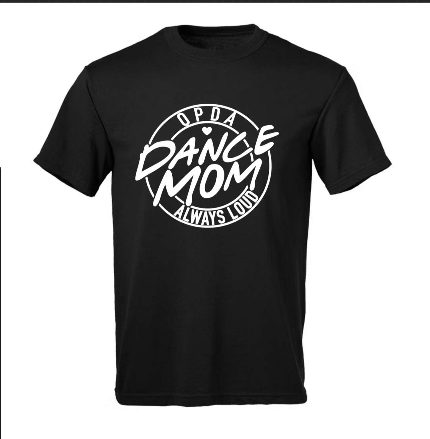 Dance Mom Black T-Shirt (Glitter)